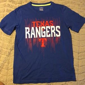 Boy size 10/12 M, texas rangers shirt